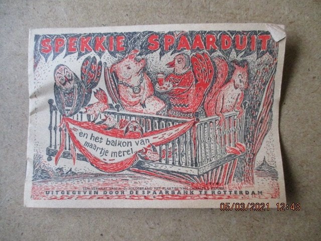 adv0213 spekkie spaarduit 3, Eén stripboek, Ophalen, Gelezen