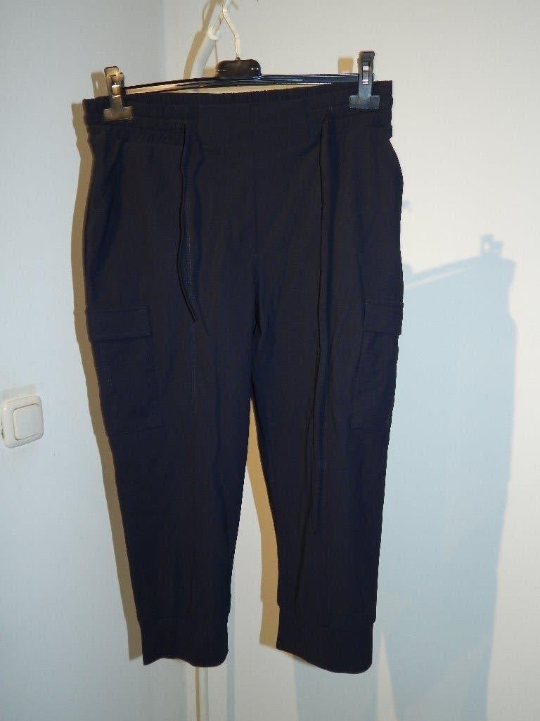 Studio Anneloes dikkere travel stof capri broek elastisch M, Maat 38/40 (M), Studio Anneloes, Verzenden, Zwart