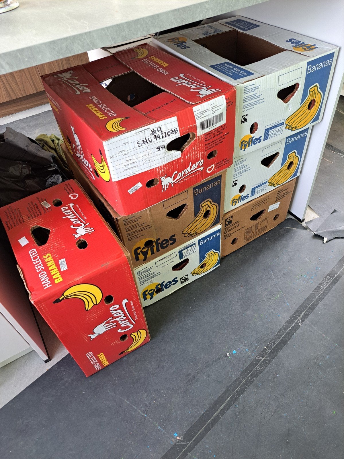 20 bananen dozen gratis, Doe-het-zelf en Verbouw, Ophalen, Minder dan 40 cm, Doos, Minder dan 35 cm