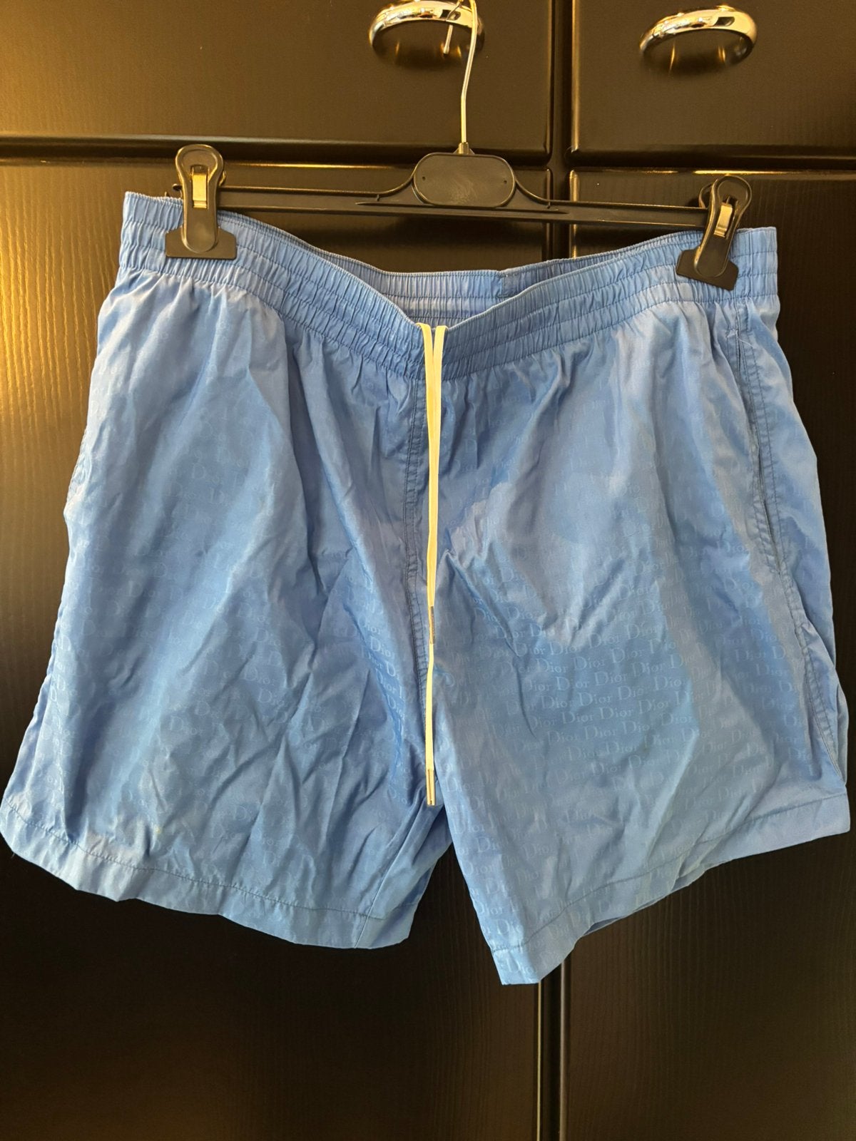 Dior zwembroek, Kleding | Heren, Verzenden, Maat 52/54 (L), Blauw, Zwemshort