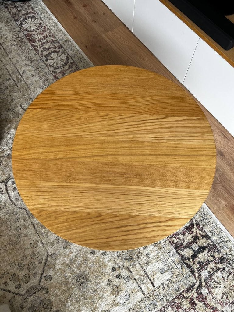 Ikea Listerby ronde Salontafel 90cm, Ophalen, Overige materialen, 50 tot 100 cm, Rond
