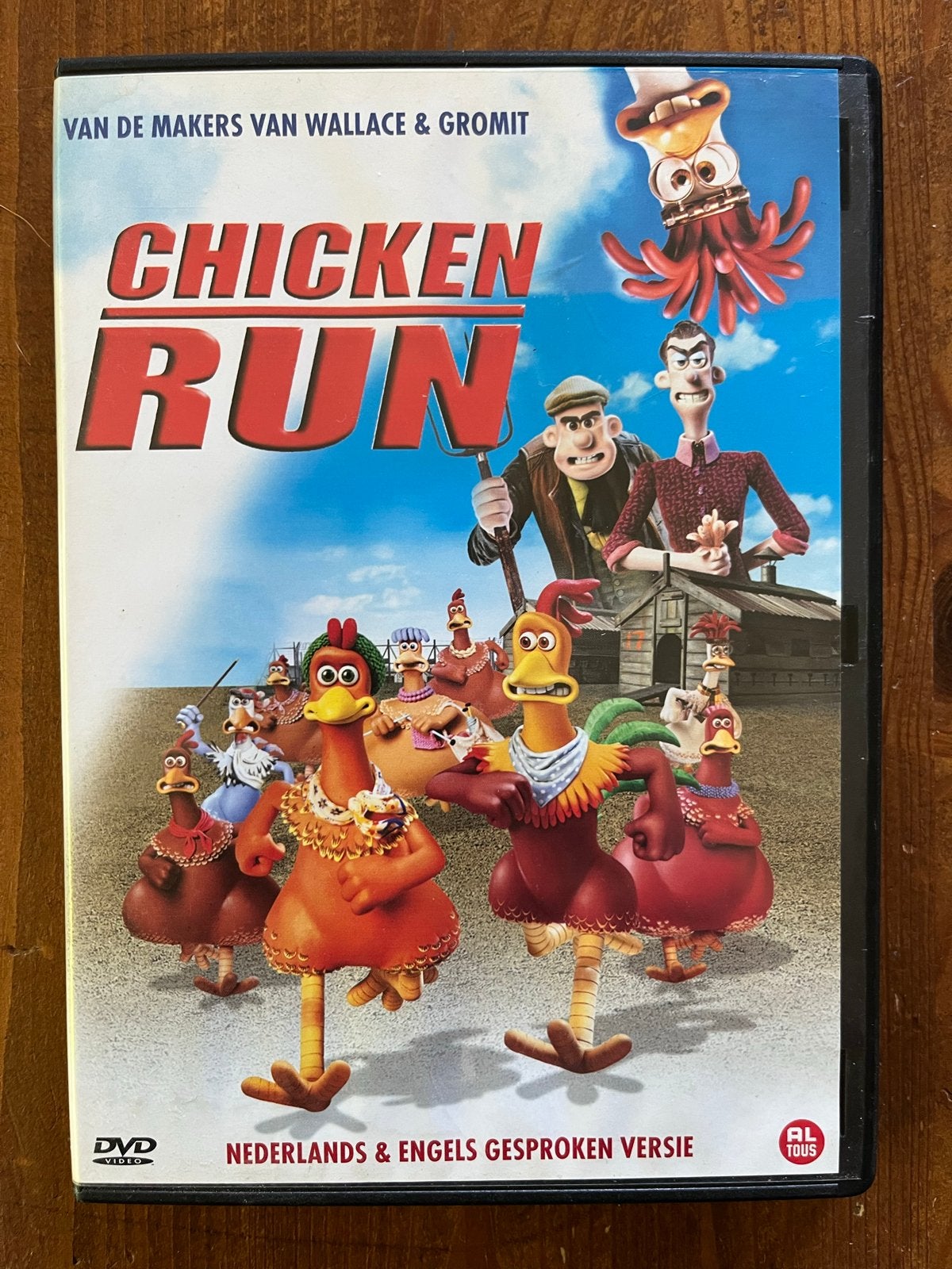 Chicken Run DVD - Nederlands & Engels gesproken, Europees, Gebruikt, Tekenfilm, Alle leeftijden