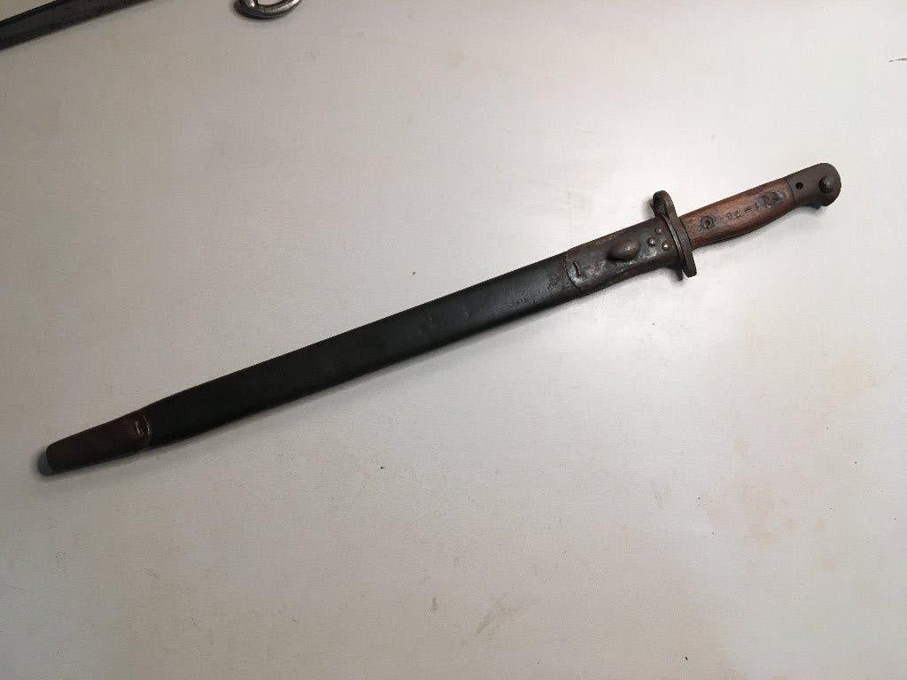 Engelse bajonet wo1 wilkinson met schede SMLE, Ophalen, Landmacht, Engeland, Mes of Dolk