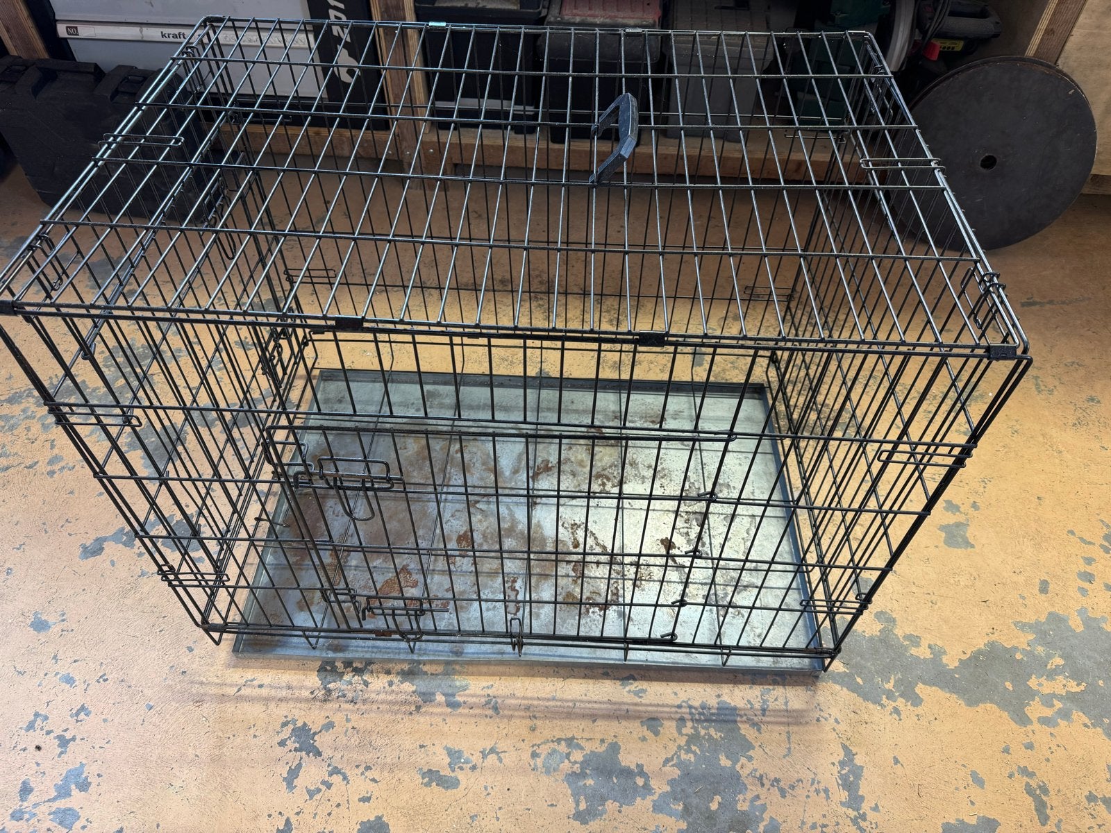 Hondenbench voor middelgrote hond, Ophalen, Gebruikt