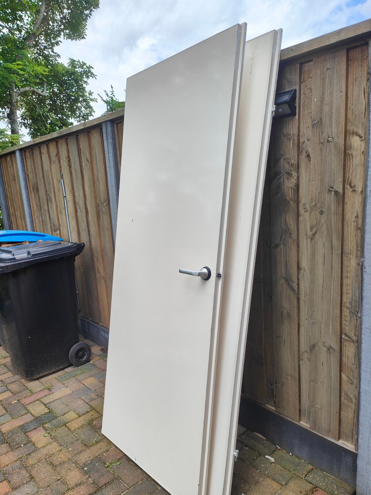 Opdekdeur 2 stuks, Ophalen, Gebruikt, Binnendeur, 200 tot 215 cm