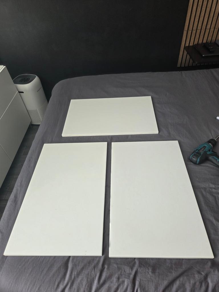 BESTA frontje wit 60x38cm, Ophalen