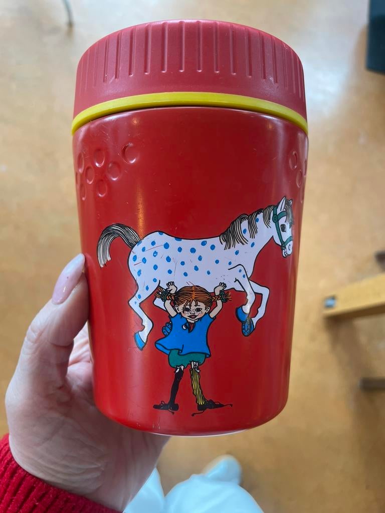 Pippi Langkous thermos / lunchpot, Verzamelen, Ophalen of Verzenden, Zo goed als nieuw