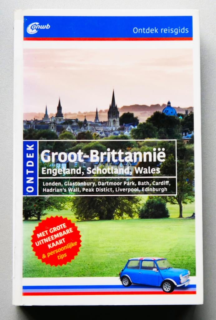 ANWB reisgids Groot Brittanië, Europa, Ophalen of Verzenden, Zo goed als nieuw, Reisgids of -boek
