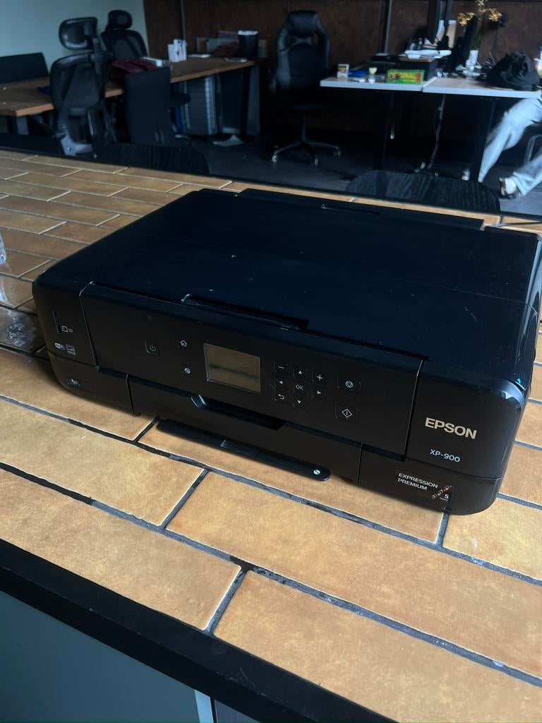 Epson XP-900, Computers en Software, Printers, Gebruikt, Fotoprinter, Inkjetprinter, Kleur printen, Kopieren, Scannen, Zwart-en-wit printen