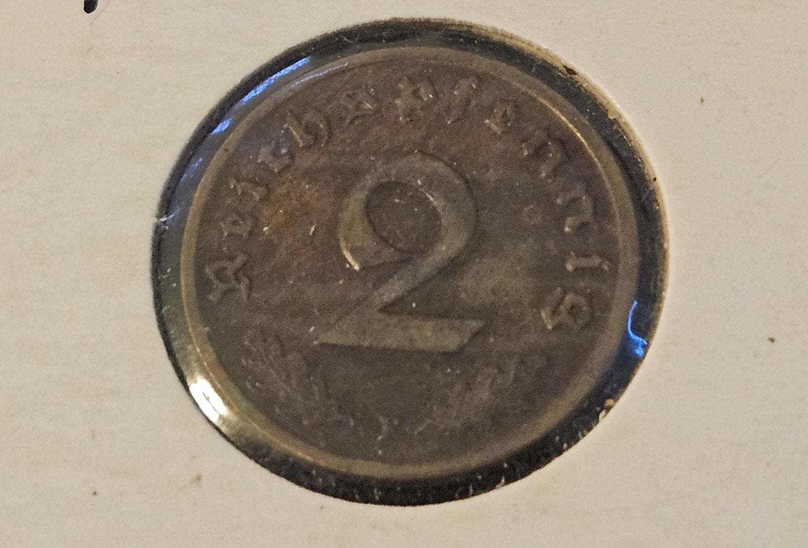 2 Reichspfennig 1937 F, Ophalen of Verzenden, Duitsland, Losse munt