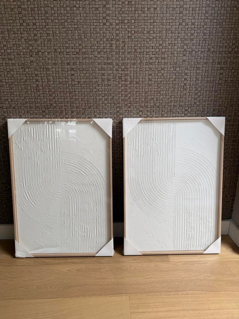 Ter Halle schilderij 50x70cm - Set van 2 stuks, Ophalen of Verzenden