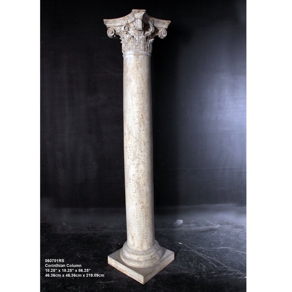 Corinthian Column – Pilaar Hoogte 219 cm, Ophalen, HorecaBeelden, Nieuw, HorecaBeelden