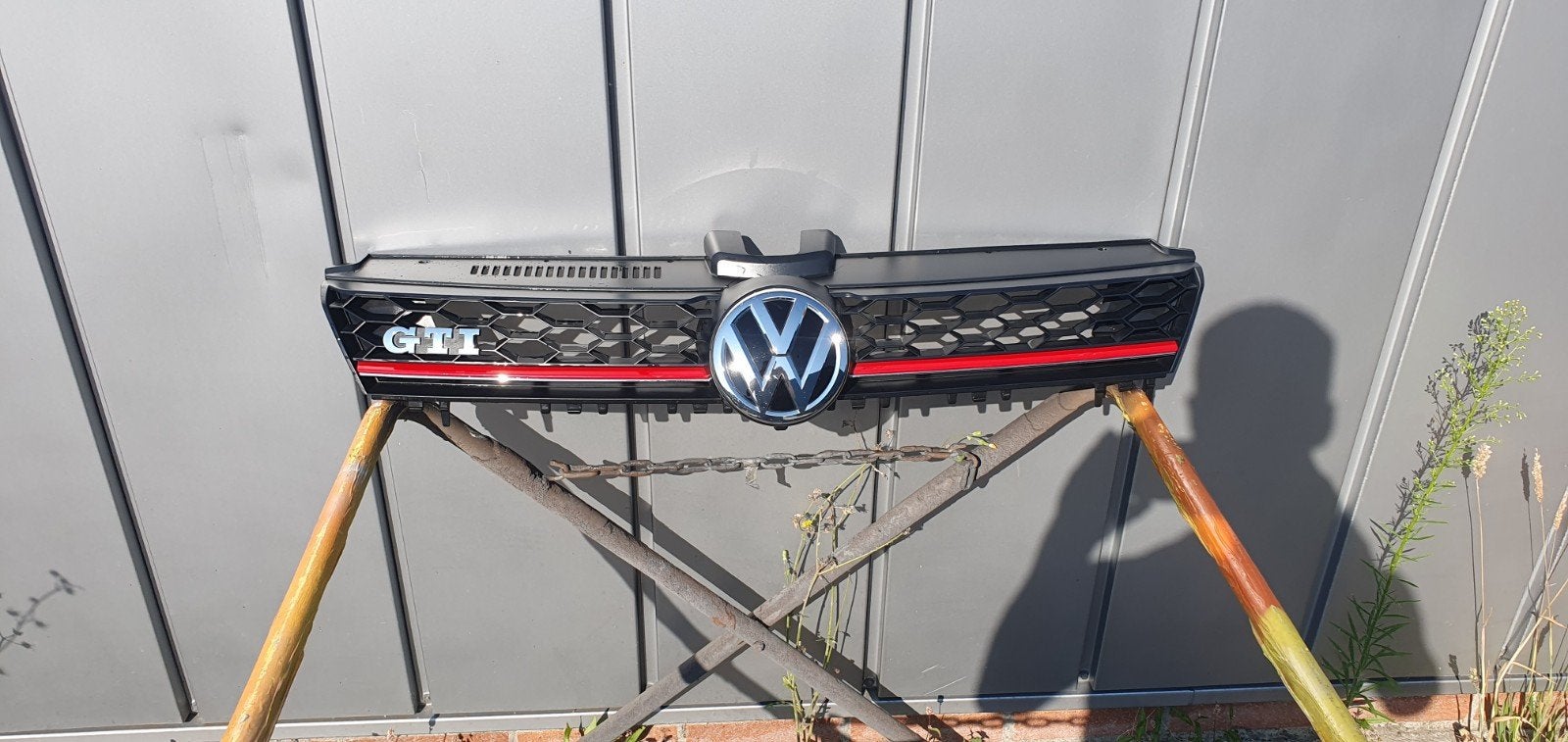 Grille Volkswagen Golf 7 GTI, Gebruikt, Ophalen of Verzenden, Bumper, Volkswagen