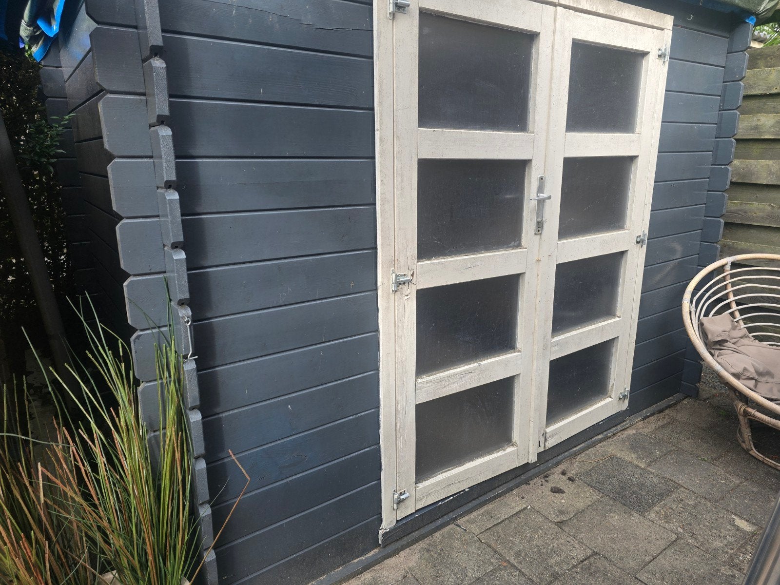 Tuinhuis - Berging - Schuurtje - Blokhut - 2x3 meter, Tuin en Terras, Tuinhuizen, Ophalen, 250 tot 500 cm, Blokhut, 2 ramen