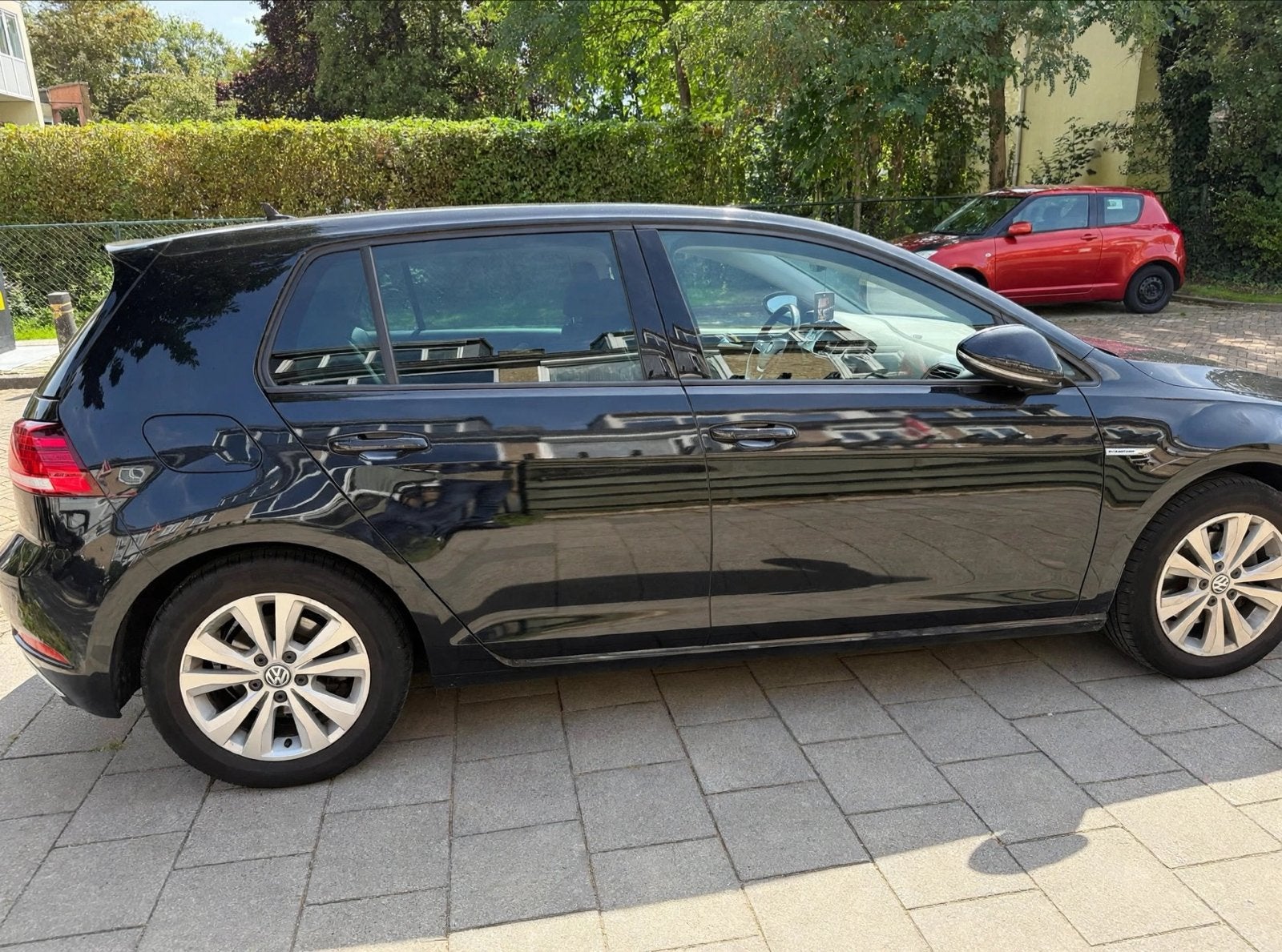 Volkswagen Golf 1.5 TSI 130pk 2019 Zwart, Auto's, Voorwielaandrijving, 1498 cc, 4 cilinders, Zwart