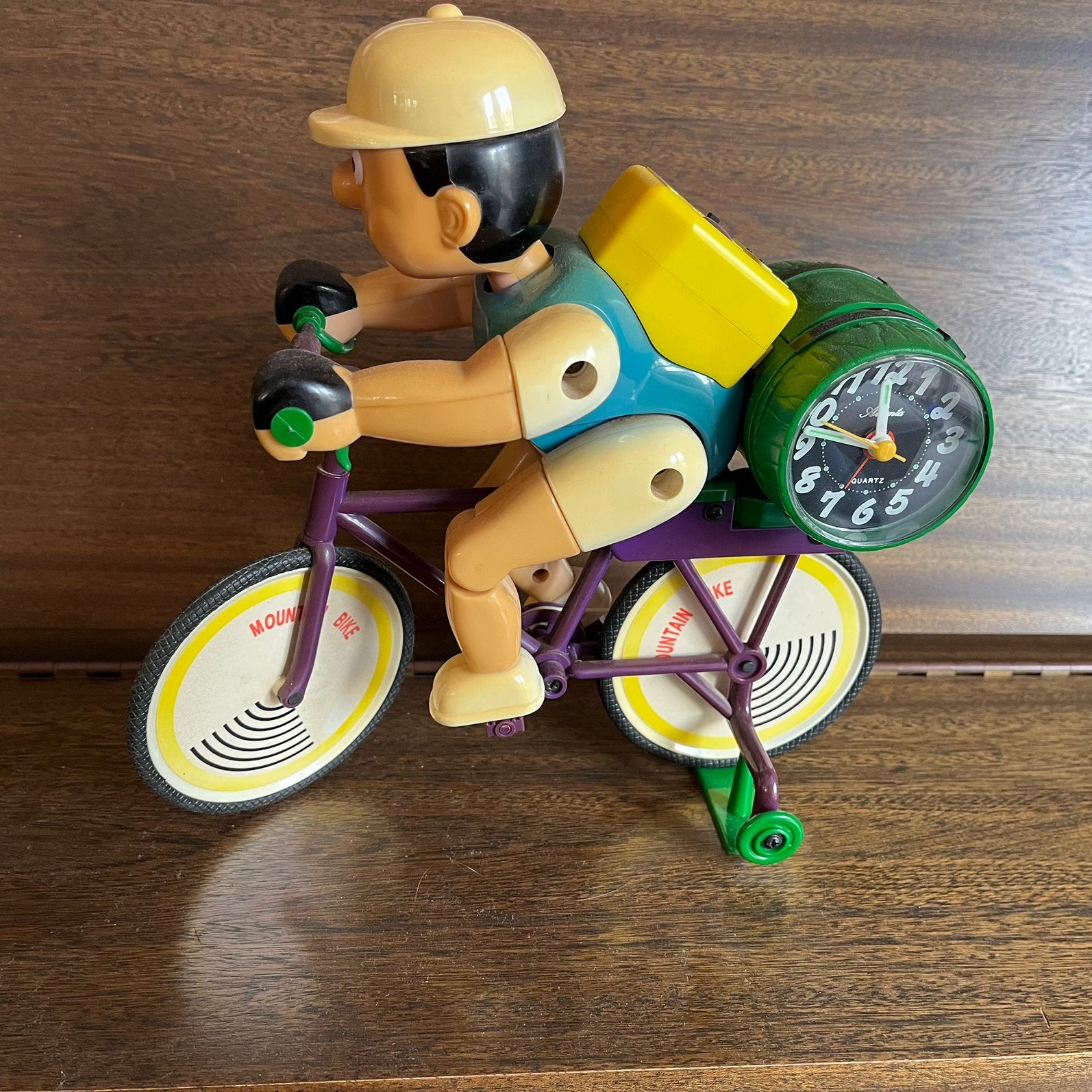 Linden Animated Mountain Biker wekker uit de jaren 90, Ophalen of Verzenden