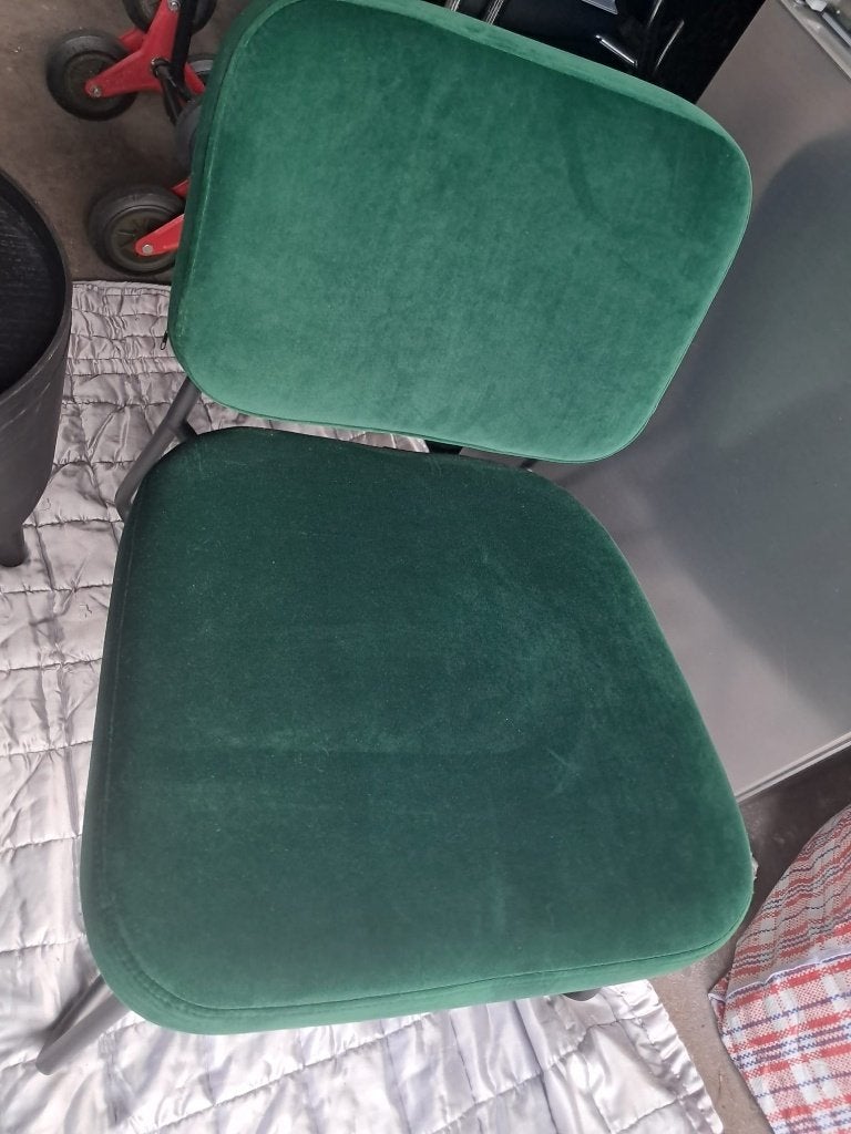 Merk Bronx 71 2 zgan designe smaragdgroene velvet fluweel, Ophalen, Twee, Overige kleuren, Zo goed als nieuw