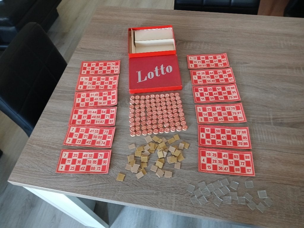 Vintage Lotto, Vijf spelers of meer, Ophalen of Verzenden, Gebruikt