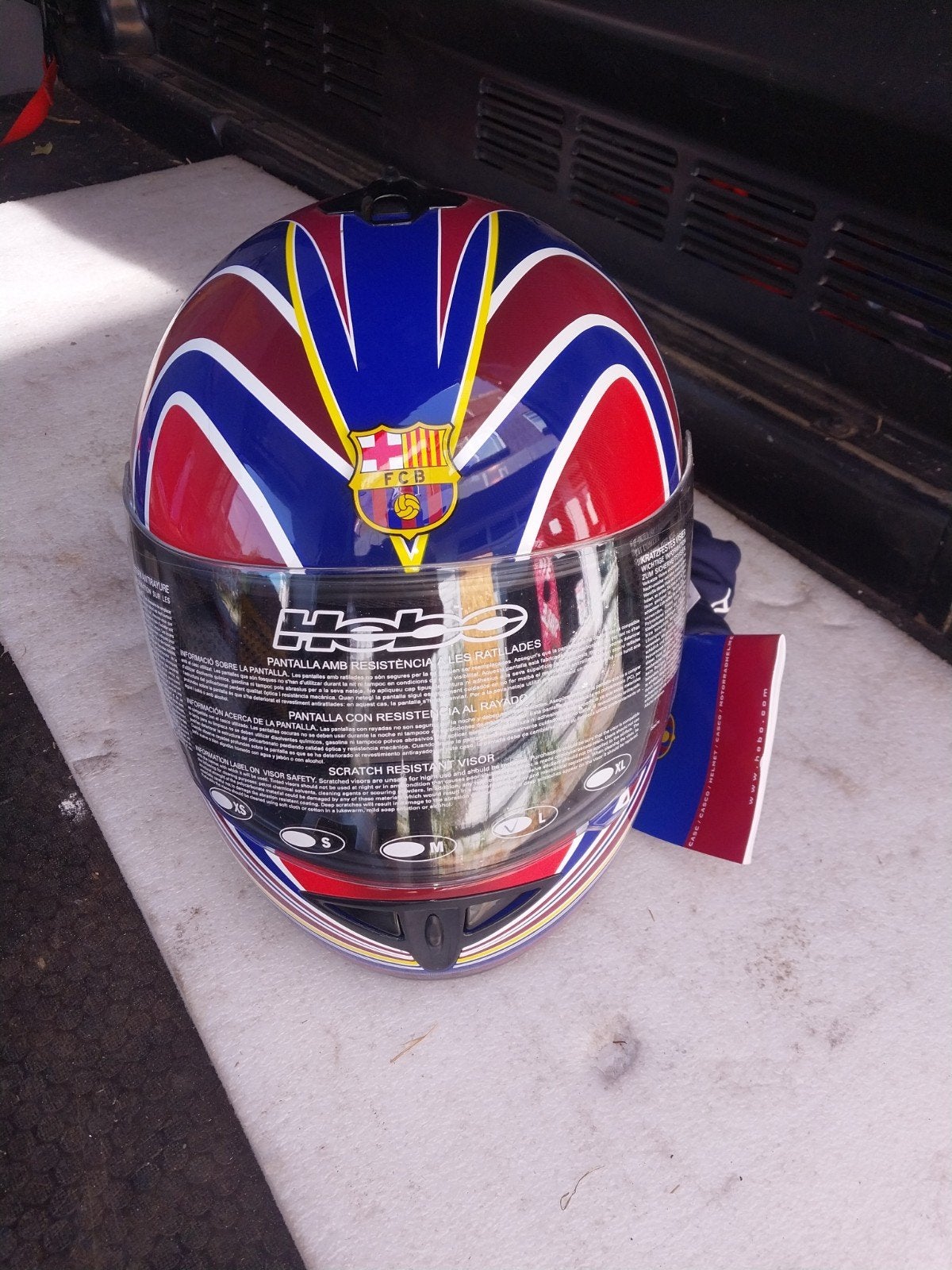 Hebo Integraal Motorhelm Barcelona Maat M/L & XL, Motoren, M, Dames, Ophalen of Verzenden, Integraalhelm