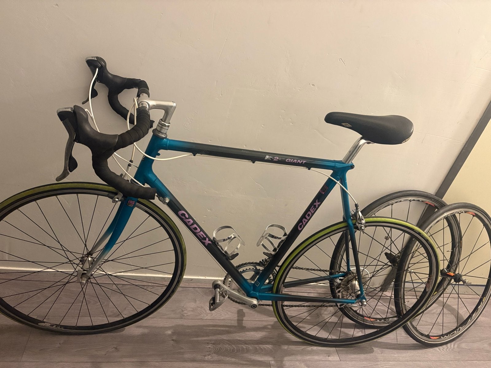 Giant Cadex racefiets met 2 extra wielen, Ophalen, 28 inch, Gebruikt, Carbon