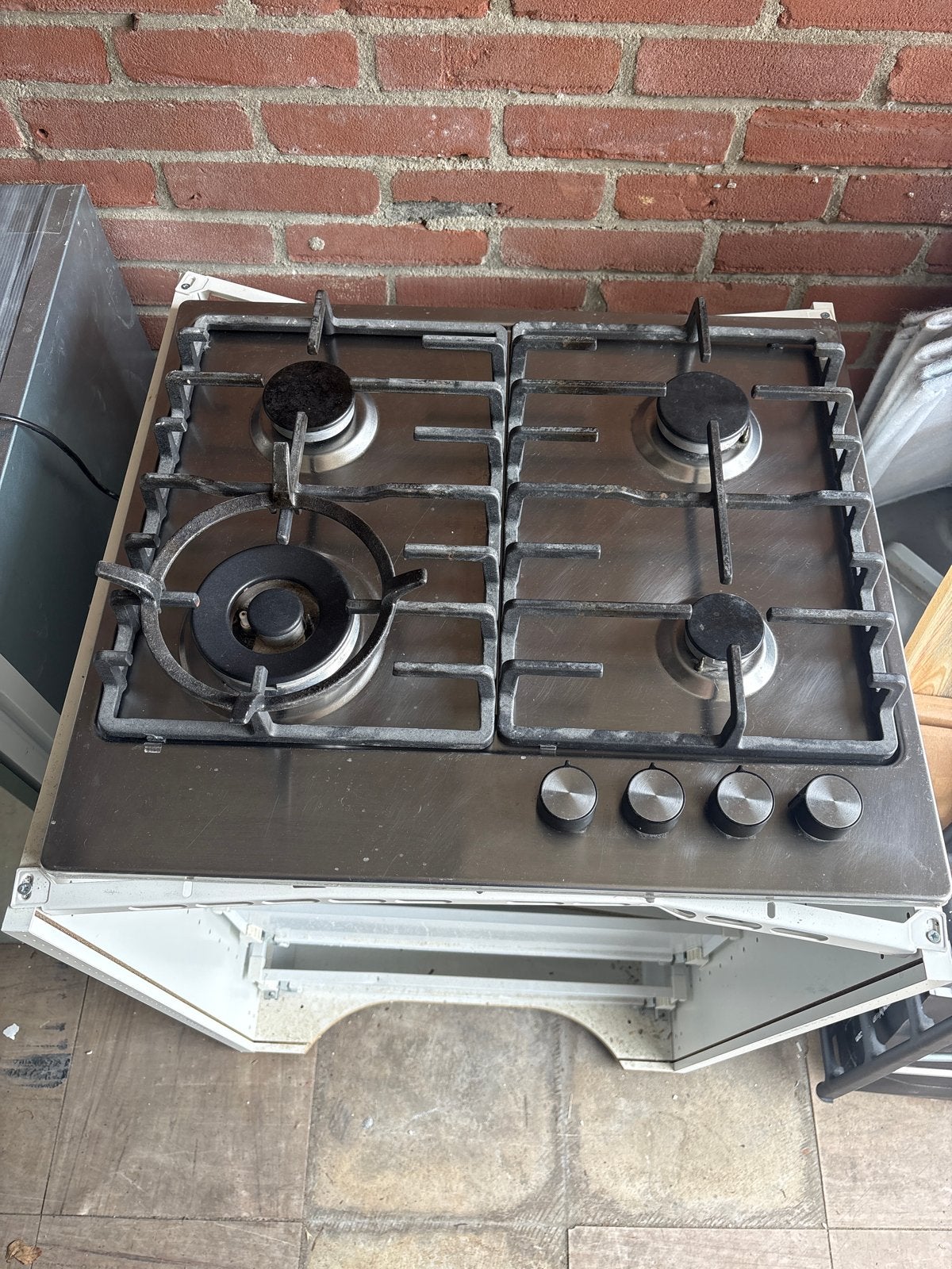 IKEA Inbouw Gaskookplaat - 4 Pitten, Witgoed en Apparatuur, Ophalen, Gebruikt, 4 kookzones, Inbouw