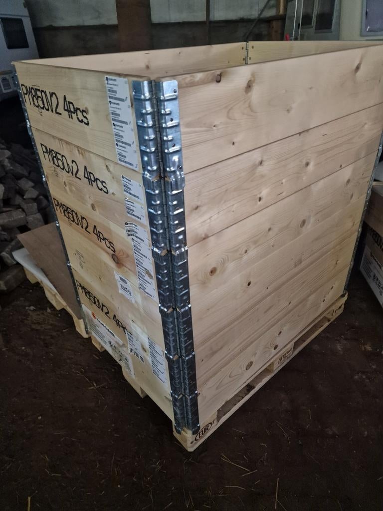 Gebruikte Palletranden, 100 tot 150 cm, Ophalen of Verzenden, Zo goed als nieuw, 75 tot 100 cm