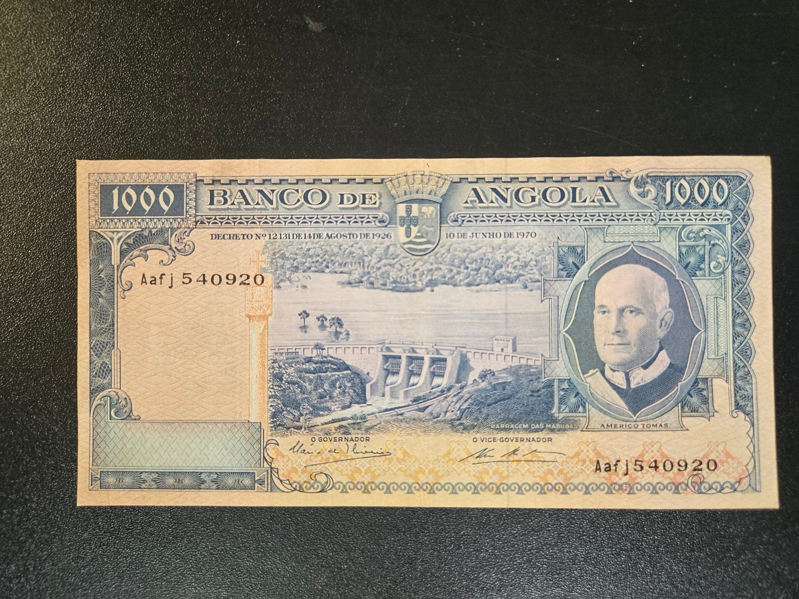 Angola pick 98 1970, Postzegels en Munten, Bankbiljetten | Afrika, Ophalen of Verzenden, Overige landen, Los biljet