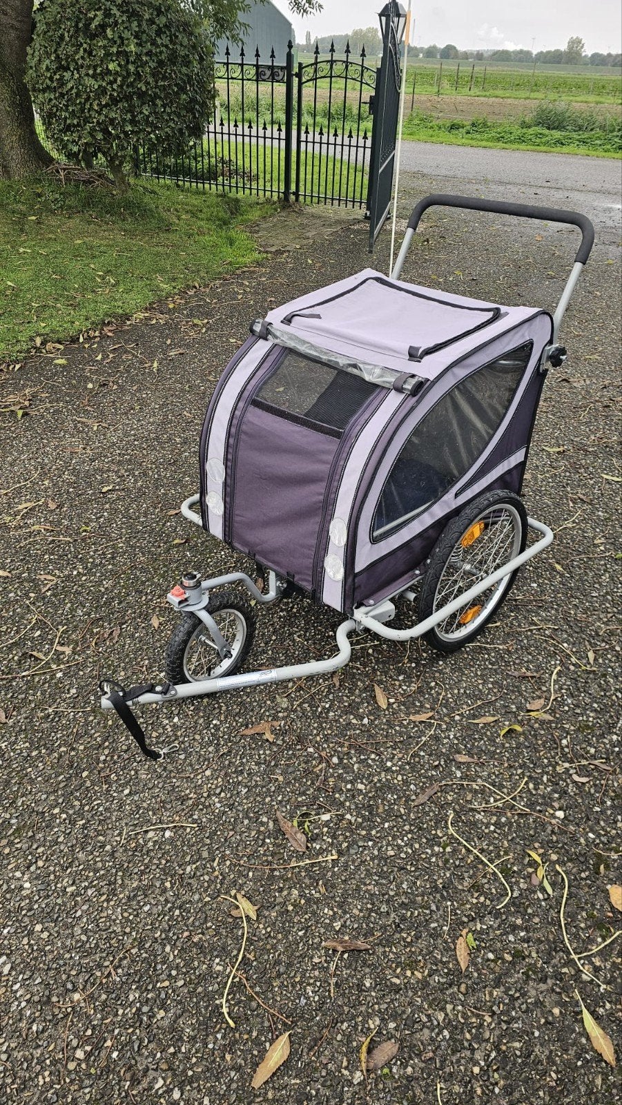 Hondenfietskar en/of wandelwagen tot 40 kg, Dieren en Toebehoren, Ophalen, Gebruikt