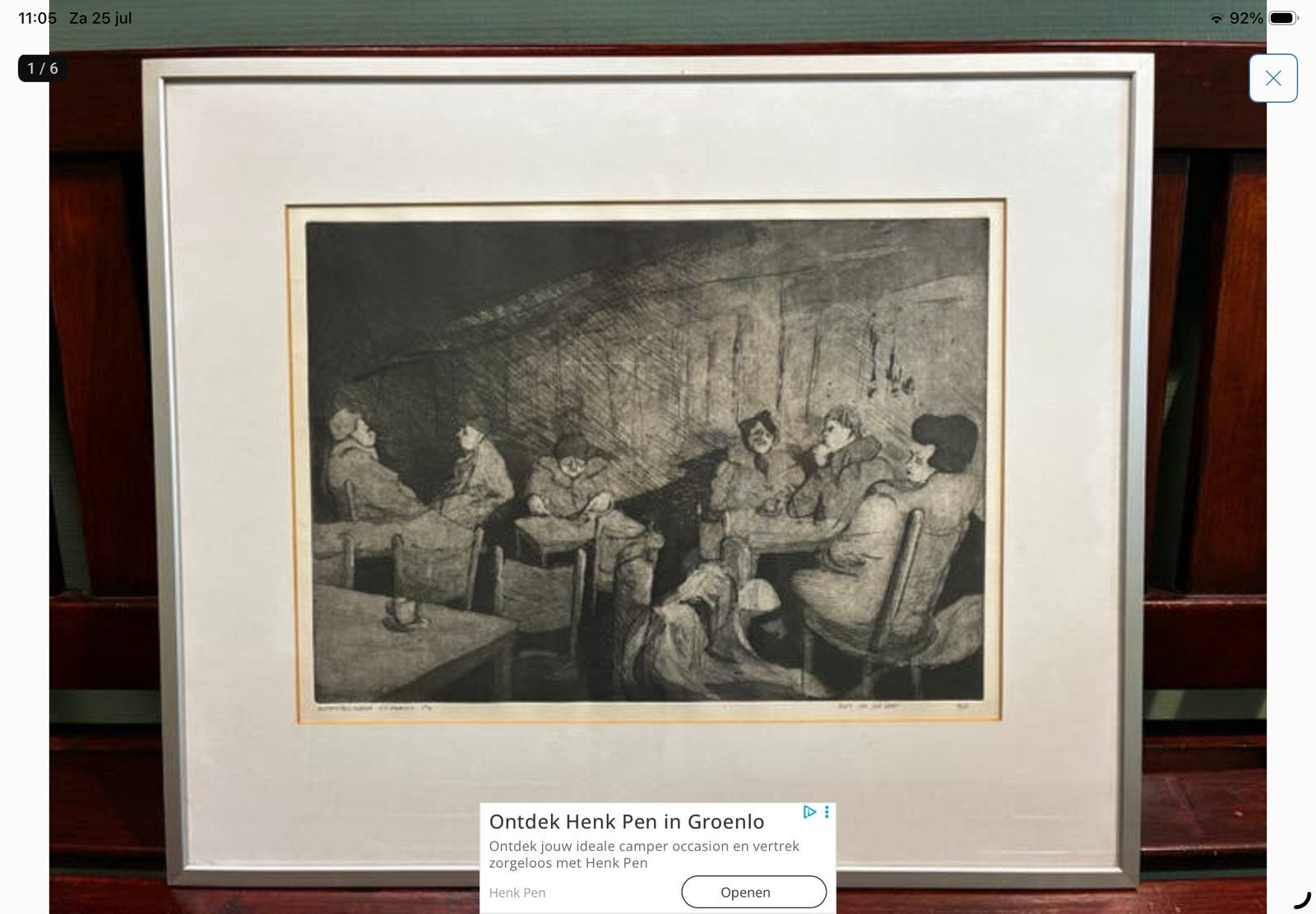 Ets - Rieke van der Gaast 1976, Ophalen, Dagelijks leven, Met tekst, 50 cm
