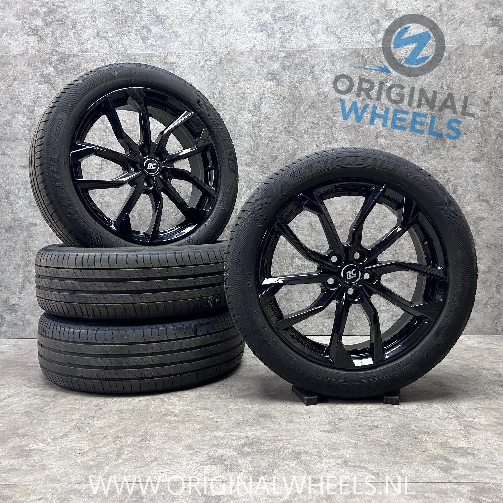 19 inch RC design velgen + zomerbanden Peugeot 3008 | 5008, Auto-onderdelen, Banden en Velgen, 19 inch, Gebruikt, Banden en Velgen