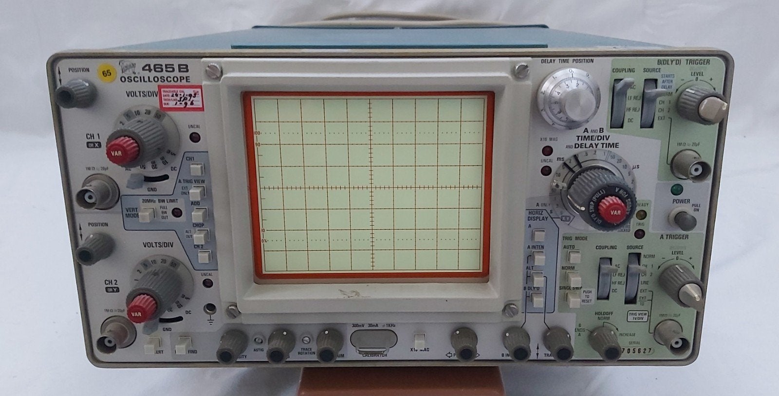 Tektronix 465, Ophalen, Gebruikt