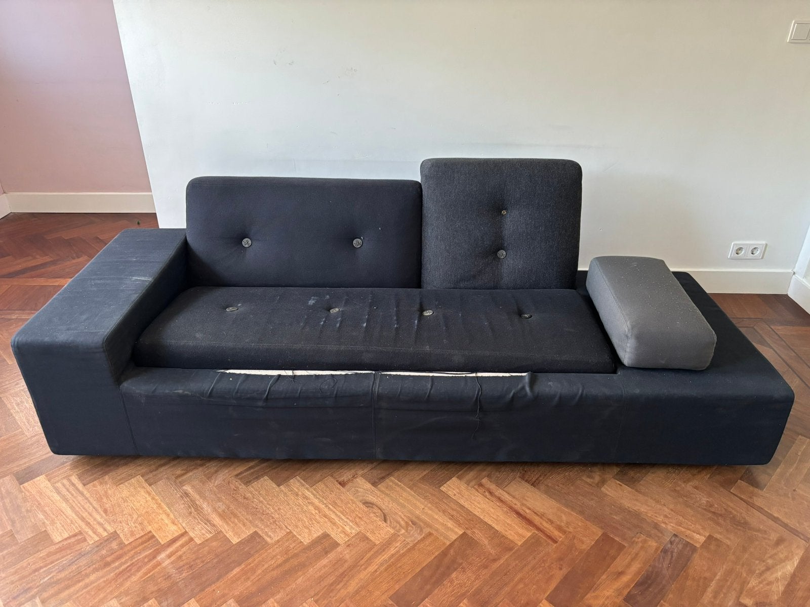 Poldersofa XS Vitra Hella Jongerius, Ophalen of Verzenden, Gebruikt, Tweepersoons