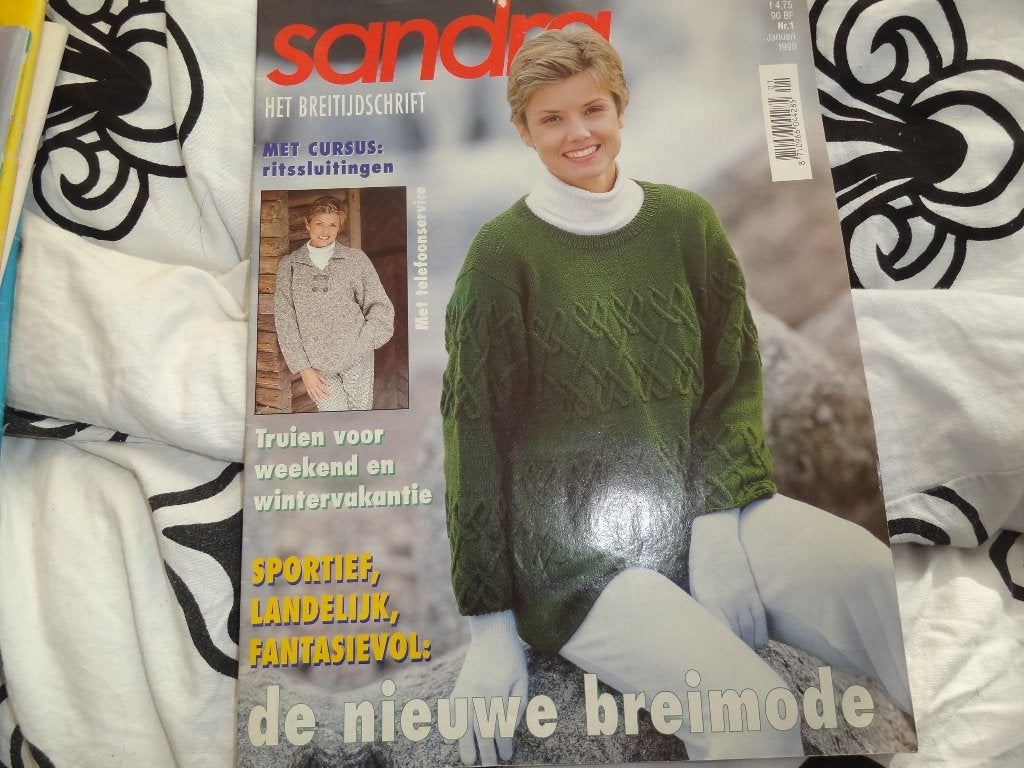 tijdschrift sandra het breitijdschrift 1999 nr 1 januari, Ophalen of Verzenden, Gelezen, Overige typen