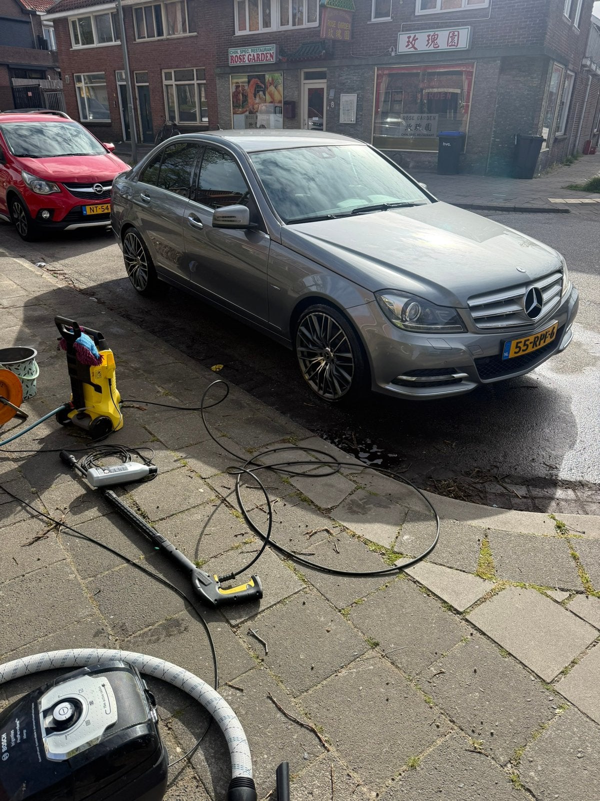 mercedes c180 w204 MET MOTORSCHADE., Ophalen, Mercedes-Benz