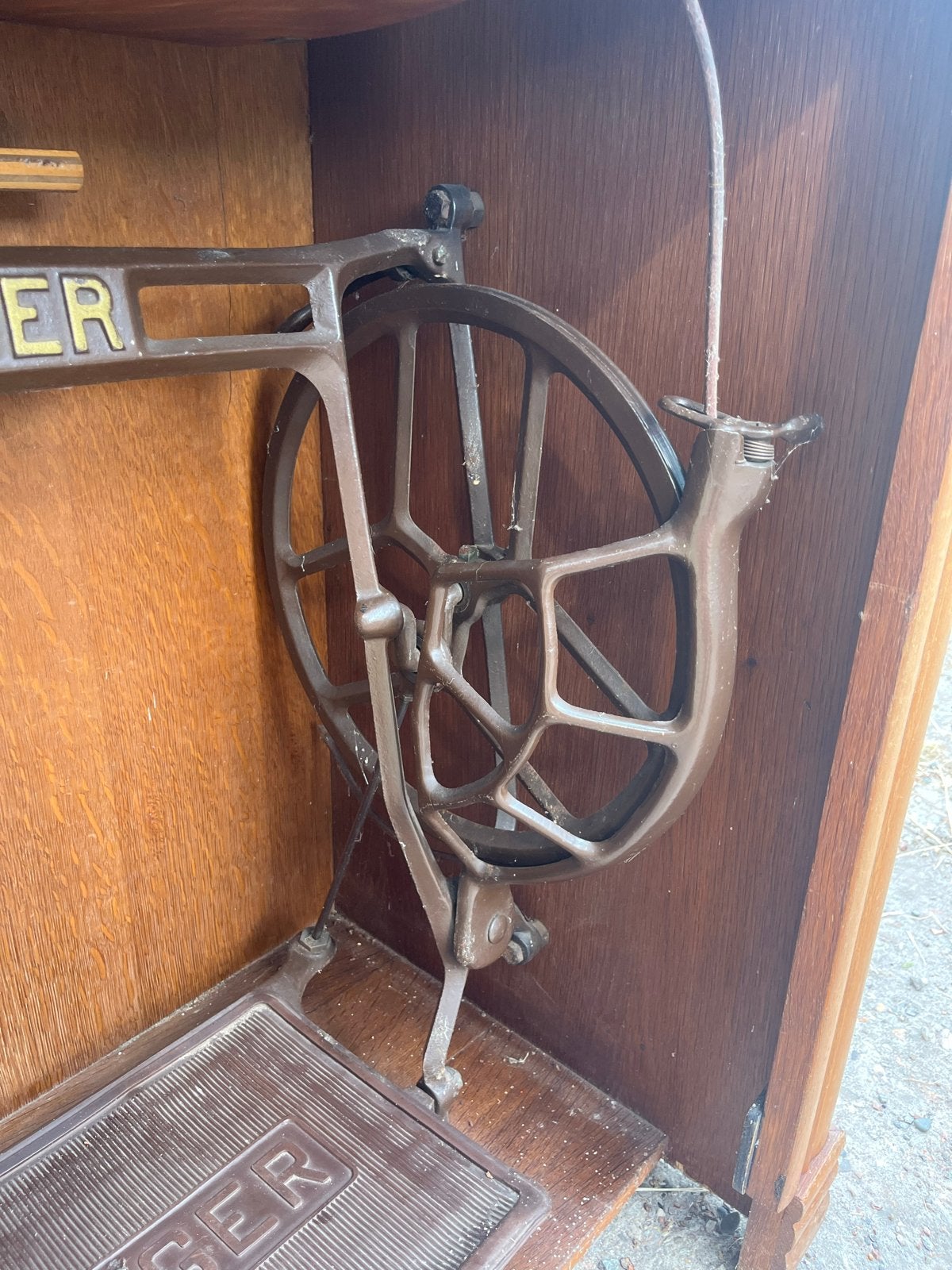 Vintage Singer Naaimachine uit 1959 met Meubel, Ophalen