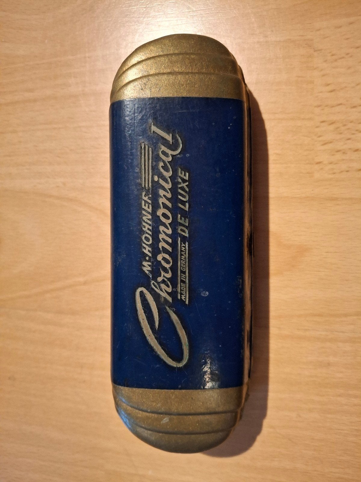 M.Hohner Chromonica Deluxe 1 Mondharmonica, Gebruikt, Overige typen, Ophalen of Verzenden, Met koffer of doosje