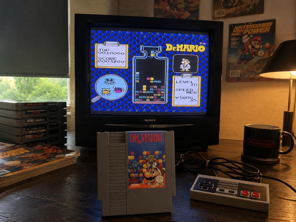 NES - Dr. Mario - Cart Getest, Spelcomputers en Games, Games | Nintendo NES, Avontuur en Actie, 1 speler, Eén computer, Ophalen of Verzenden