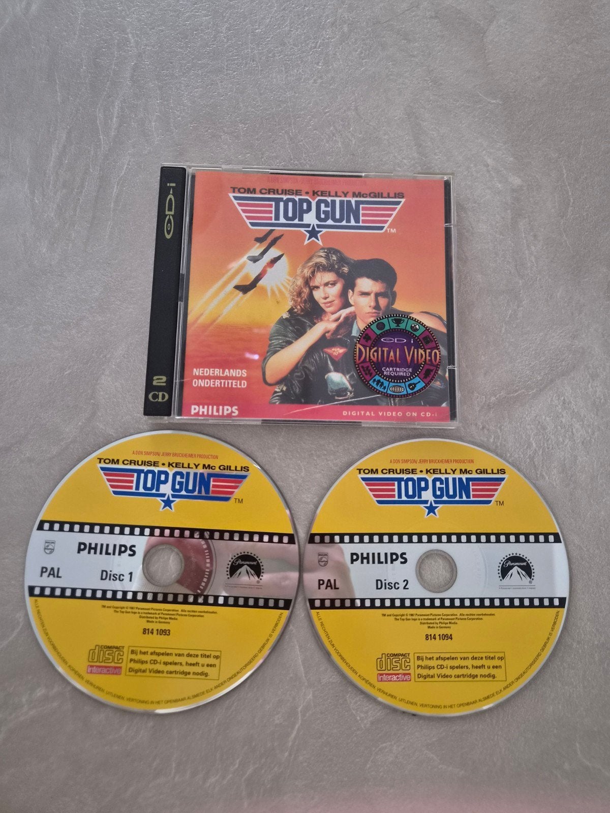Top Gun - Philips CD-i (2 discs) met Nederlandse ondertiteli, Cd's en Dvd's, Ophalen of Verzenden