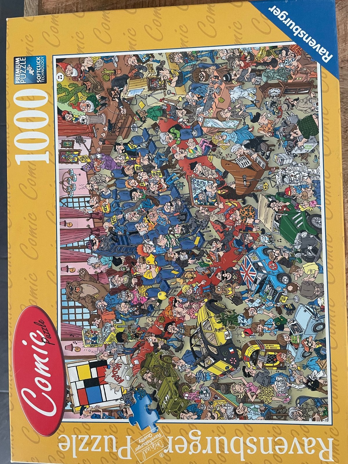 Ravensburger Comic Puzzel 1000 stukjes, Ophalen of Verzenden, 500 t/m 1500 stukjes, Zo goed als nieuw, Legpuzzel