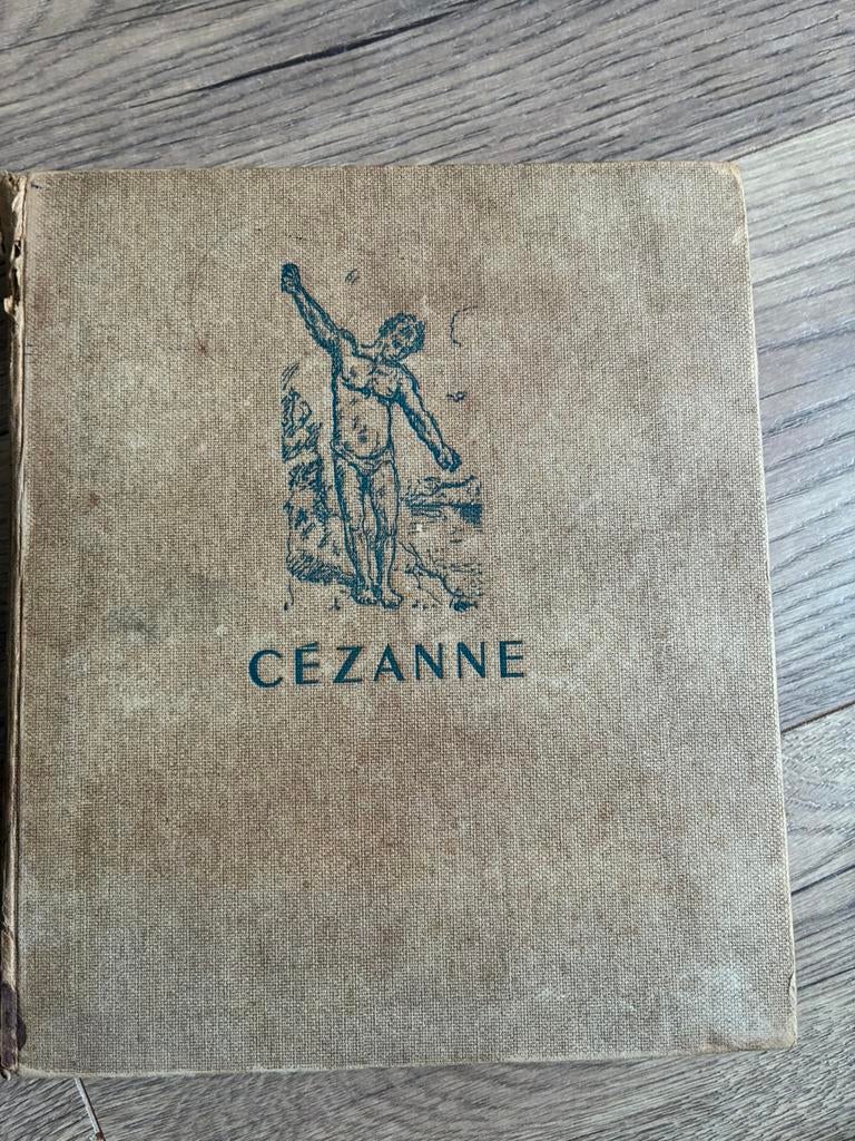 CÉZANNE boek uit 1948 met losse gekleurde platen., Boeken, Ophalen of Verzenden, Gelezen, Schilder- en Tekenkunst