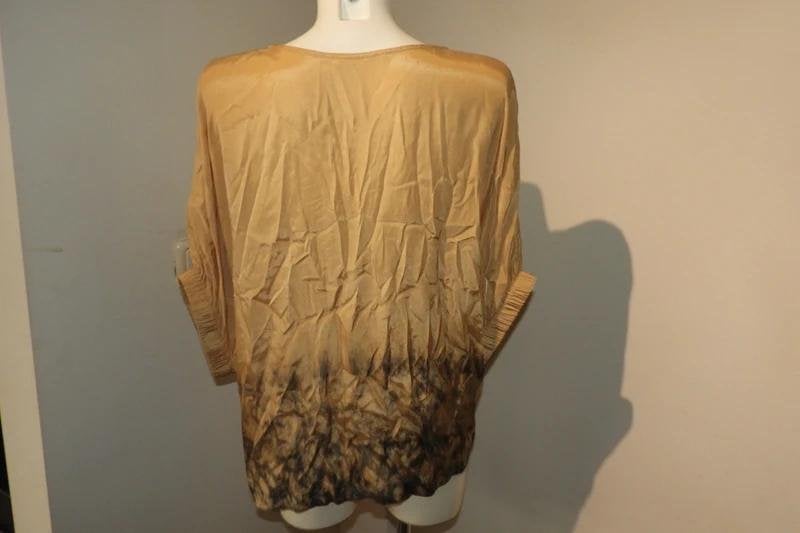 Rabens Saloner prachtige top baggy look mooie tinten S, Rabens Saloner, Lange mouw, Maat 36 (S), Gedragen