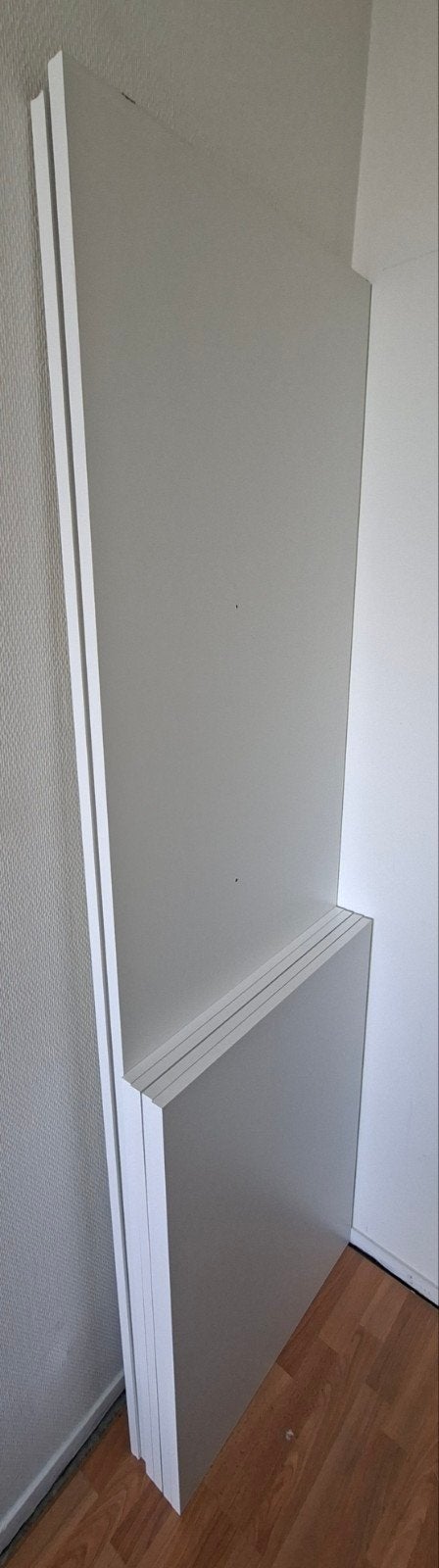 Witte meubelpanelen, 2 stuks 180cm en 4 stuks 80cm., Ophalen, Zo goed als nieuw, Overige materialen, Minder dan 20 mm