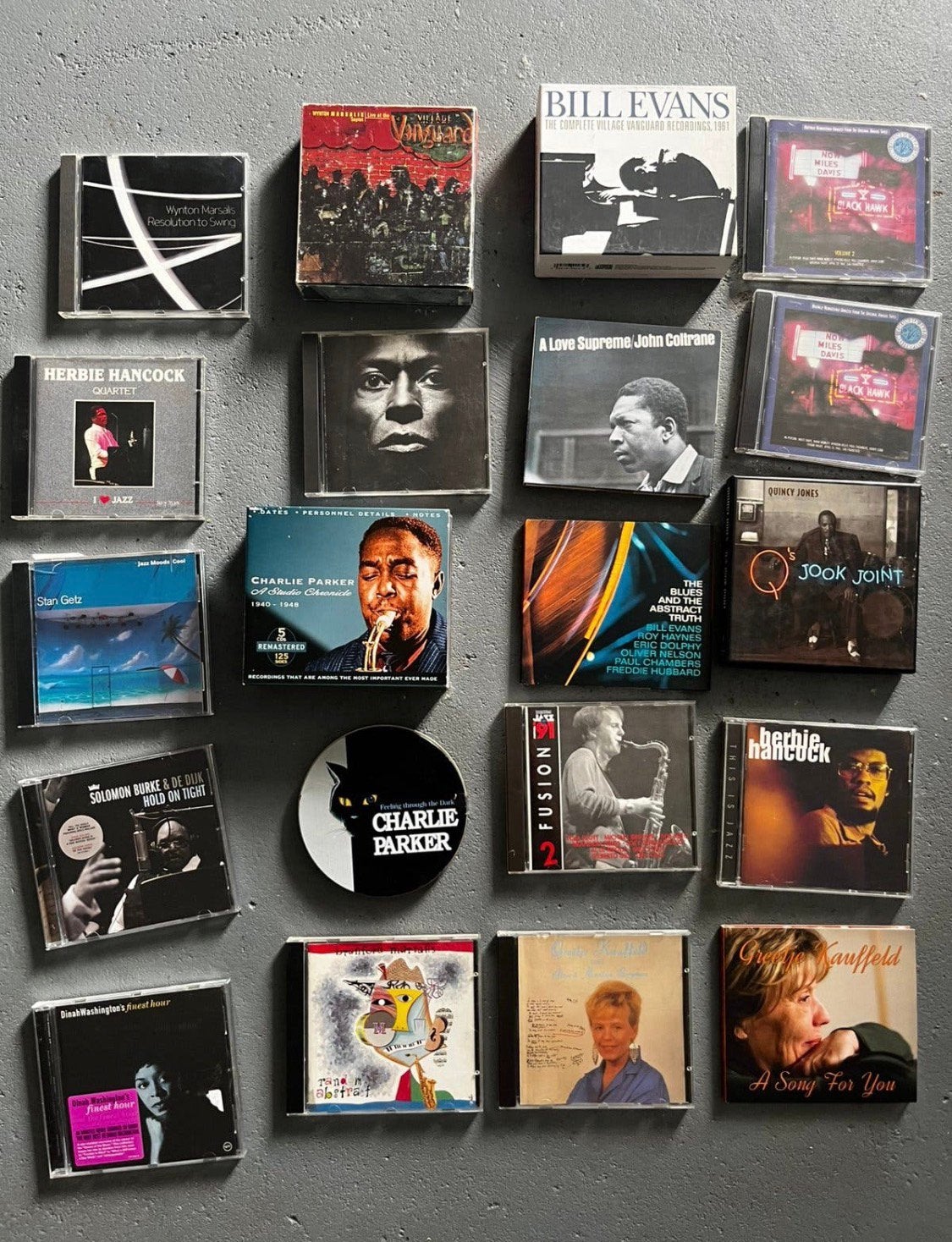 LOT jazz cd's John Coltrane Bill Evans Miles Davis box sets, Ophalen, Gebruikt