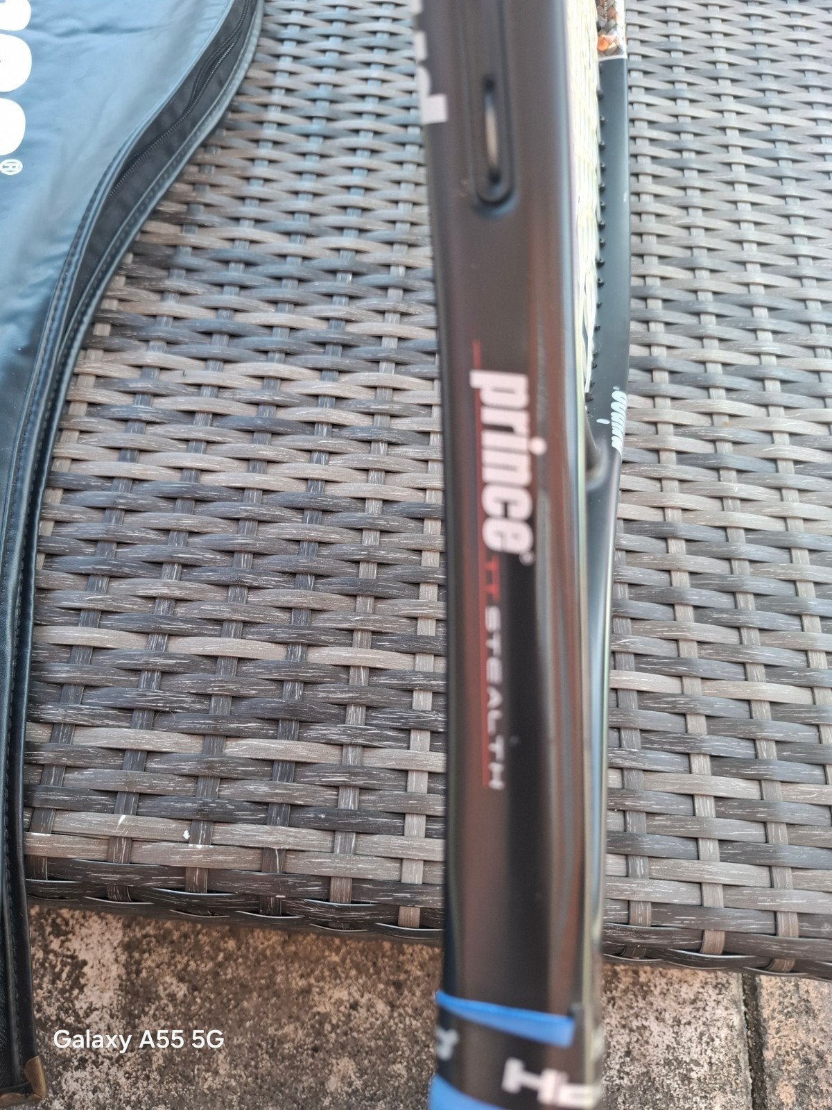Prince Triple Threat Tungsten Tennisracket met hoes L1, Sport en Fitness, Tennis, Gebruikt, Info@princetennis.com, L1, Prince