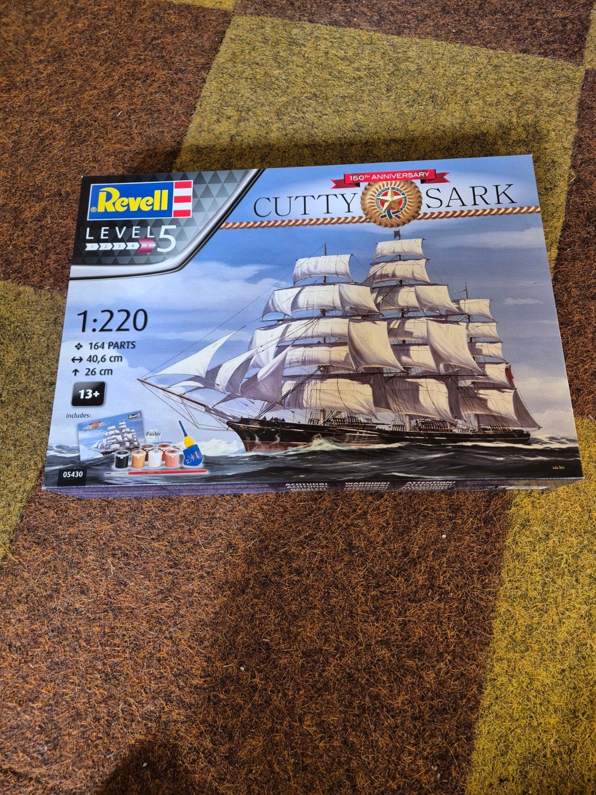 Revell 05430 Cutty Sark met verf en lijm, Ophalen of Verzenden, Nieuw, Revell