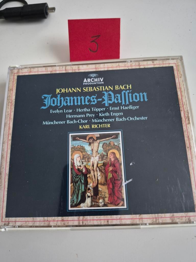 J.S. Bach - Johannes-Passion (Karl Richter) CD, Ophalen of Verzenden, Barok, Gebruikt, Vocaal