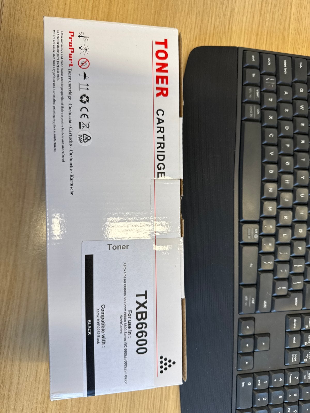 ProPart Toner Cartridge TXB6600 - Zwart, Ophalen, Zwart-en-wit printen, Printer, Nieuw