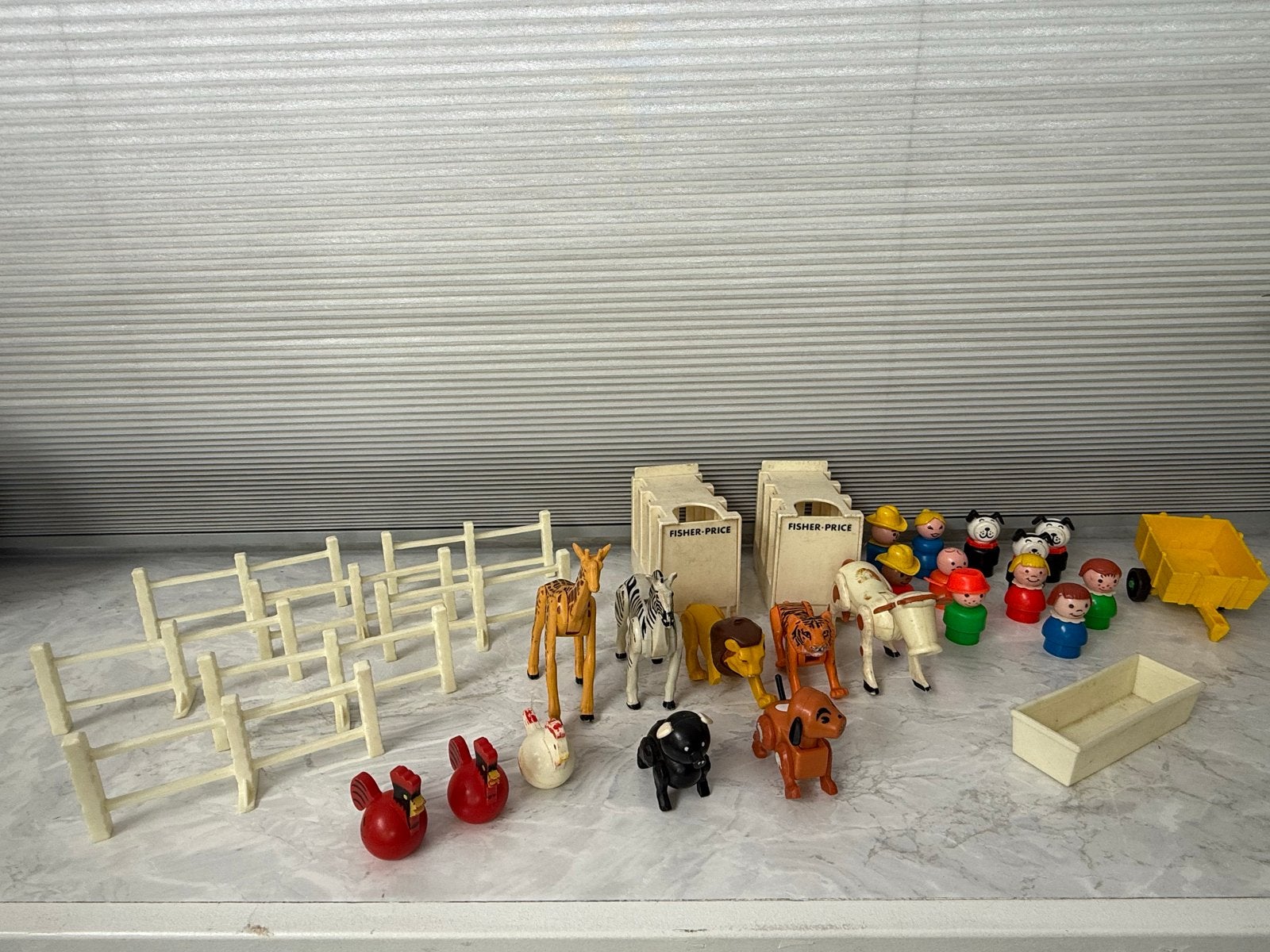 Vintage Fisher-Price Little People & Adventure Safari Jaren, Verzenden, Gebruikt, Speelset