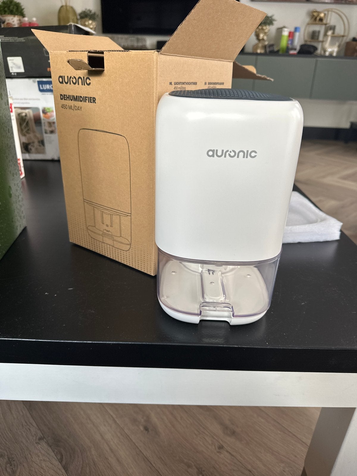 Nieuwe Auronic Luchtontvochtiger - 450 ml/dag, Ophalen of Verzenden, Nieuw, Luchtontvochter