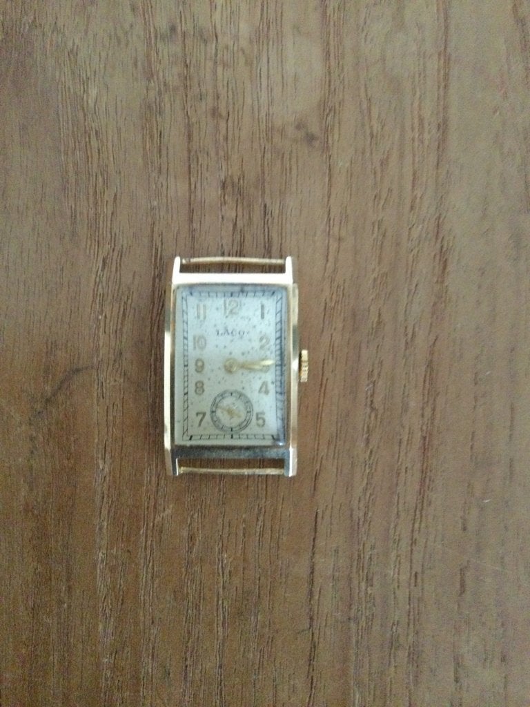 LaCo horloge 1952, Gebruikt, Staal, Polshorloge, Kunststof